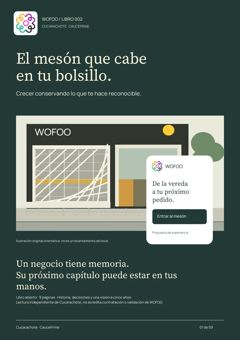 Portada de El libro de WOFOO: el mesón que cabe en tu bolsillo